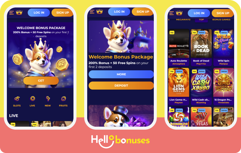 CorgiSlot casino mobile
