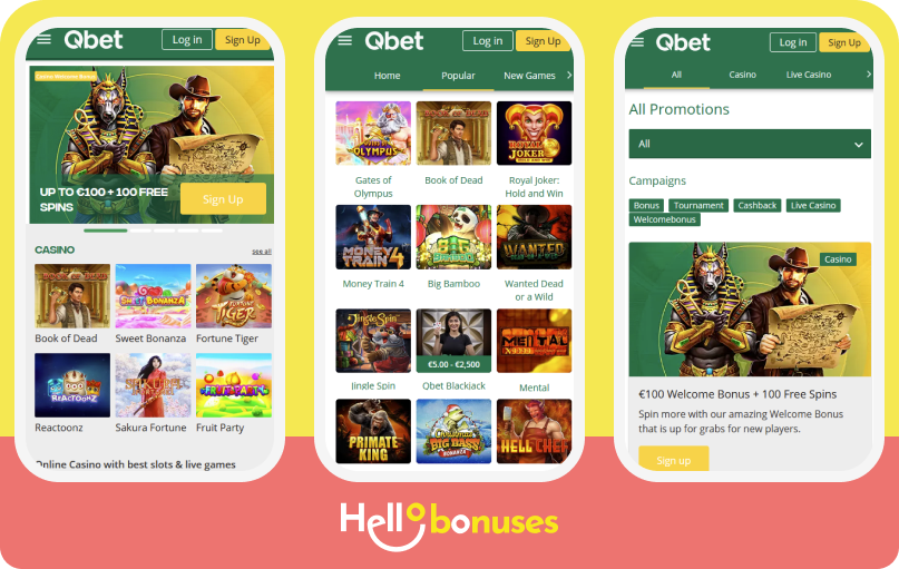 Qbet Casino mobile