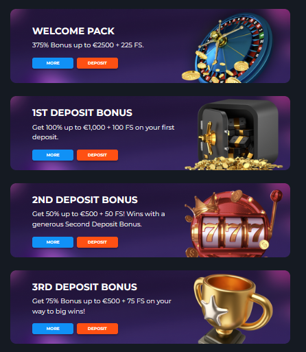 CuscoCasino promotions