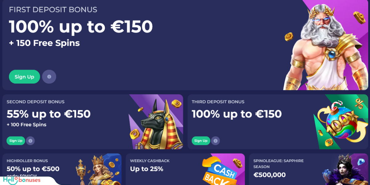 Bruno Casino Bonuses