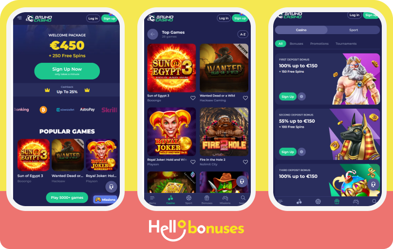 Bruno casino mobile