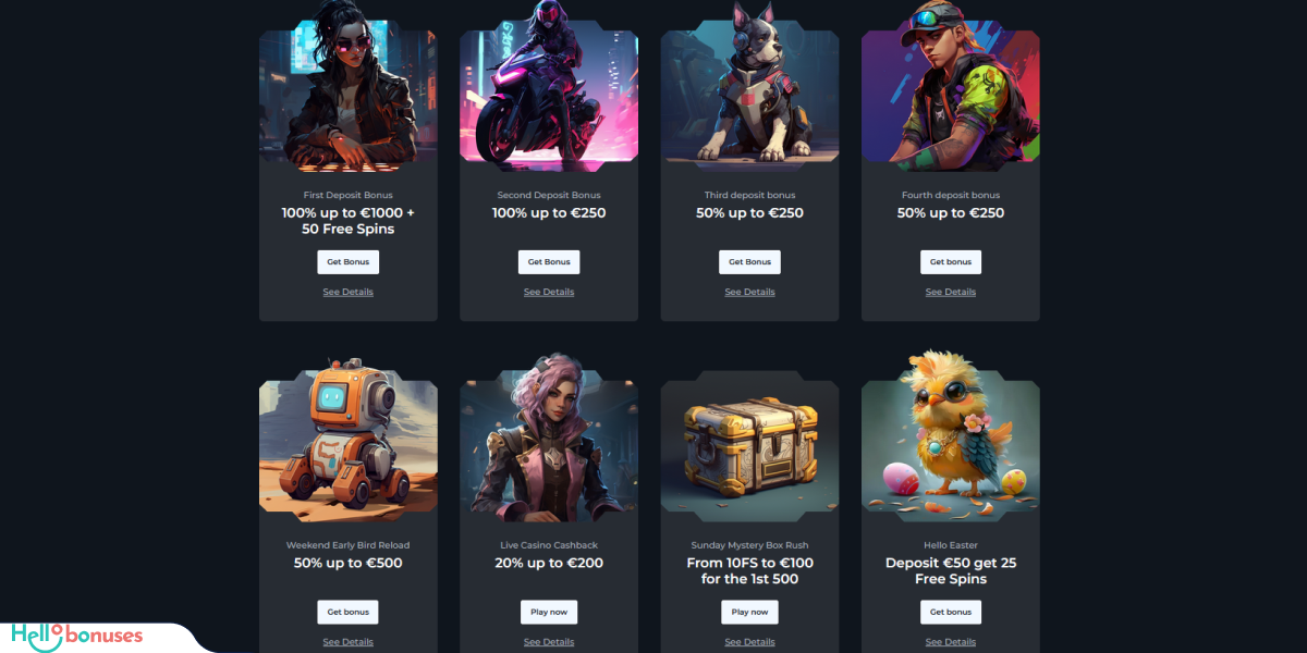 Winsane Casino Bonuses
