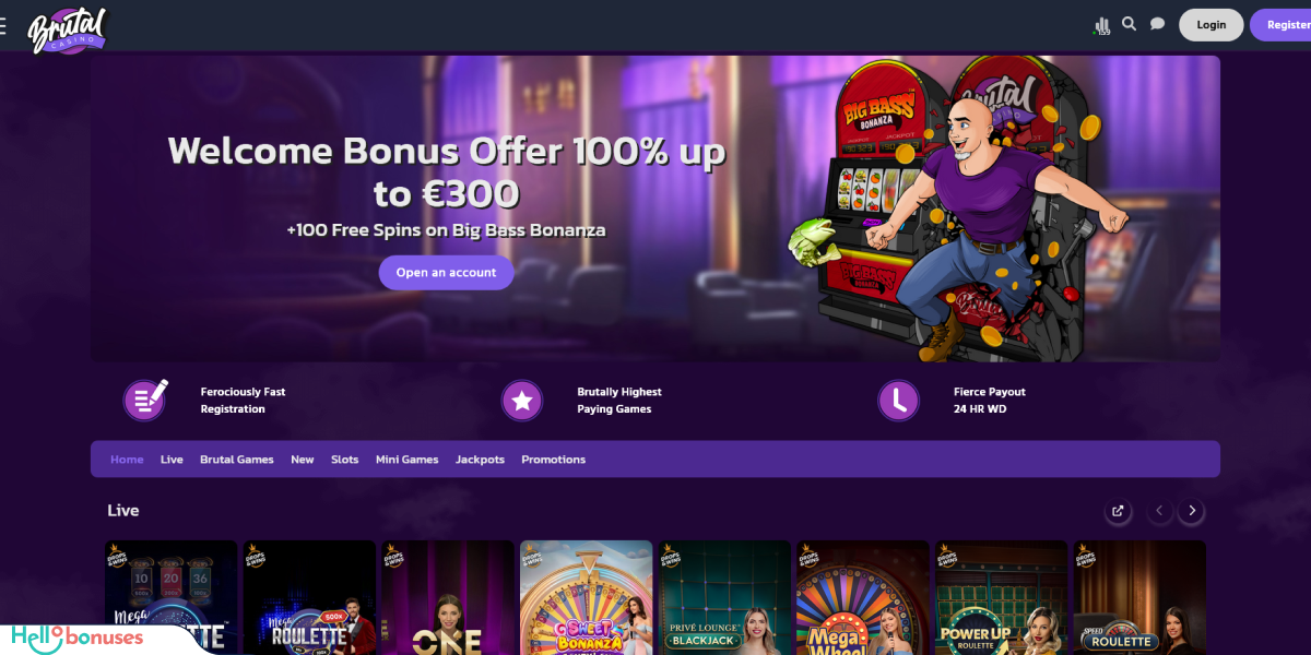 Brutal Casino Review