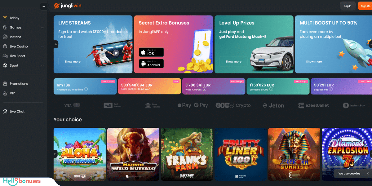 JungliWin Casino Review