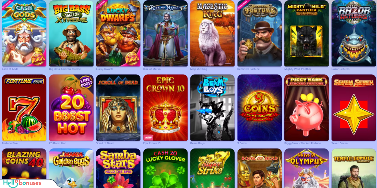 Spin Rollz Casino Games