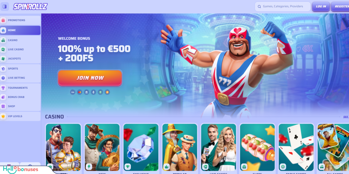 Spin Rollz Casino Review