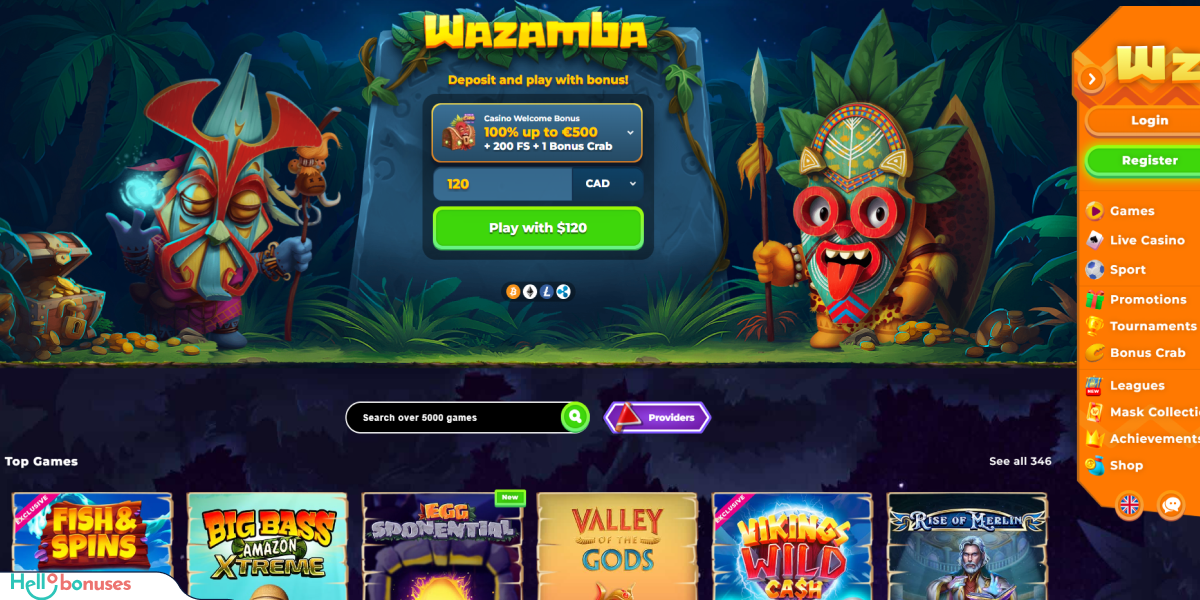 Wazamba Casino Review