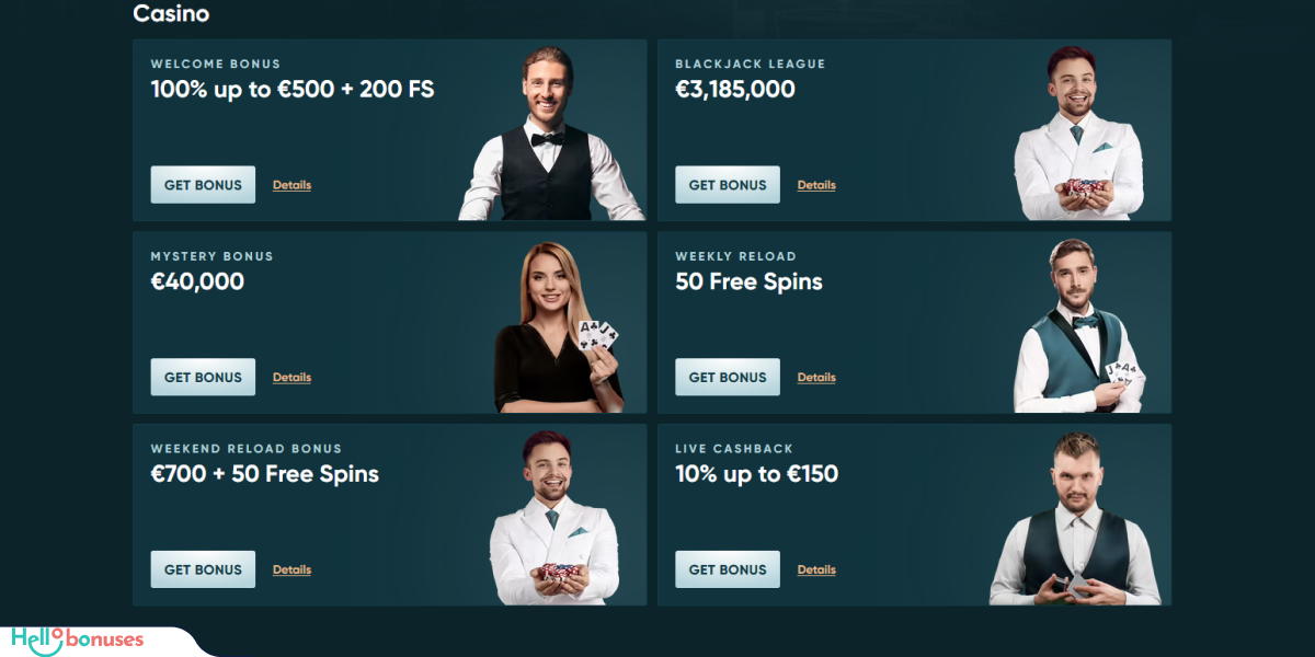 LegendPlay Casino Bonuses