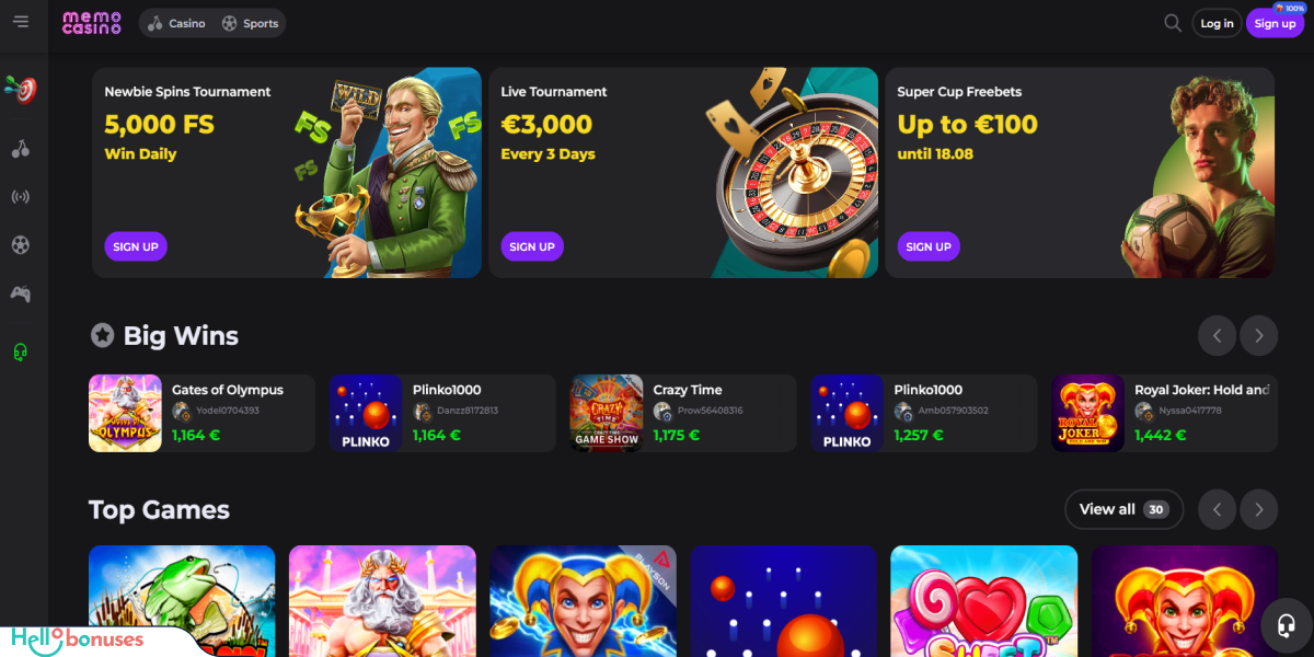 Memo Casino Review