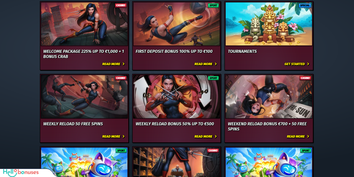 AllySpin Casino Bonuses