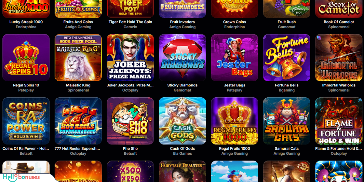 NV Spin Casino Games