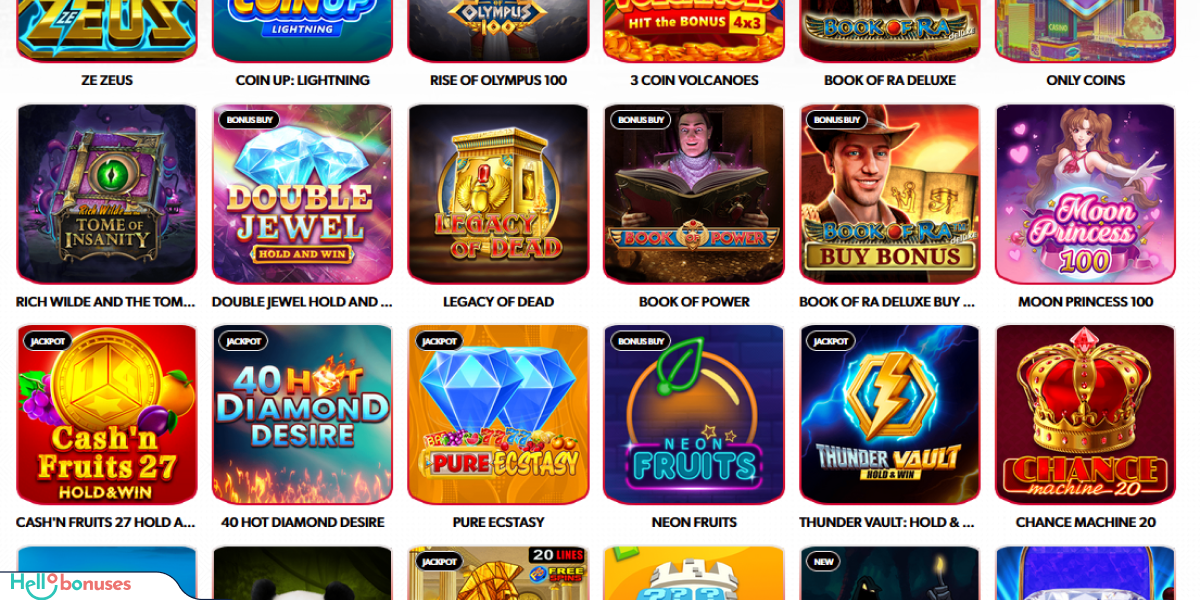 Betista Casino Games