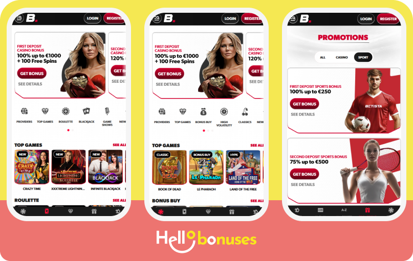 Betista Casino mobile