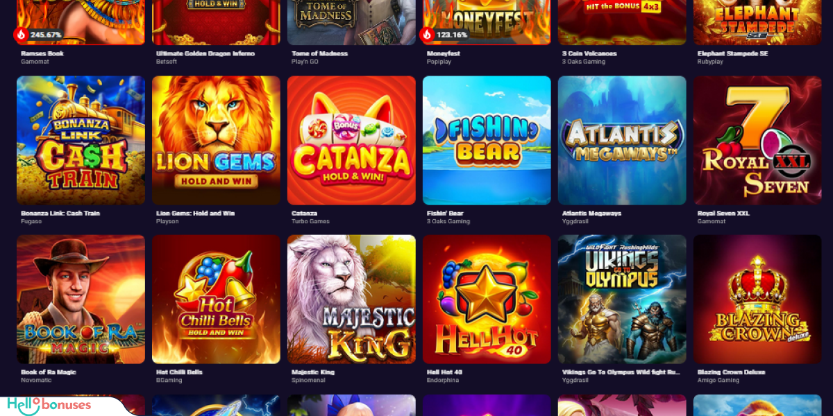 Spin Platinum Casino Games