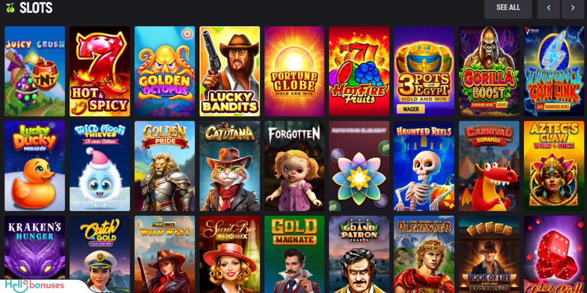 AvoCasino Casino Games