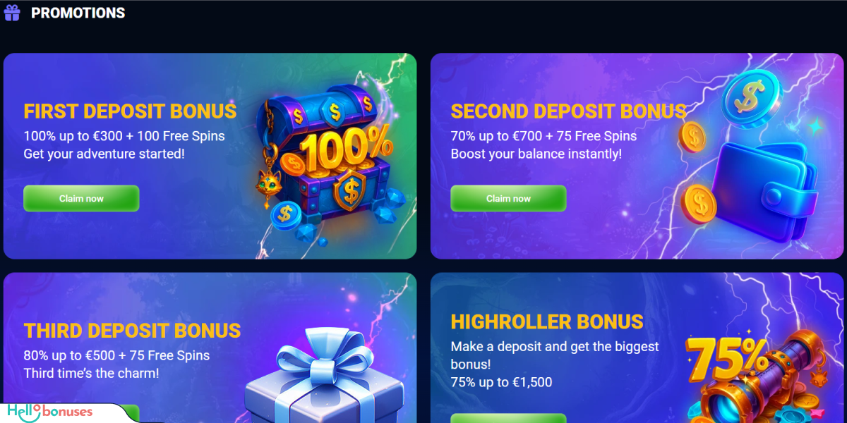 Azurslot Casino Bonuses