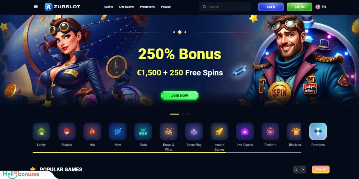 Azurslot Casino Review