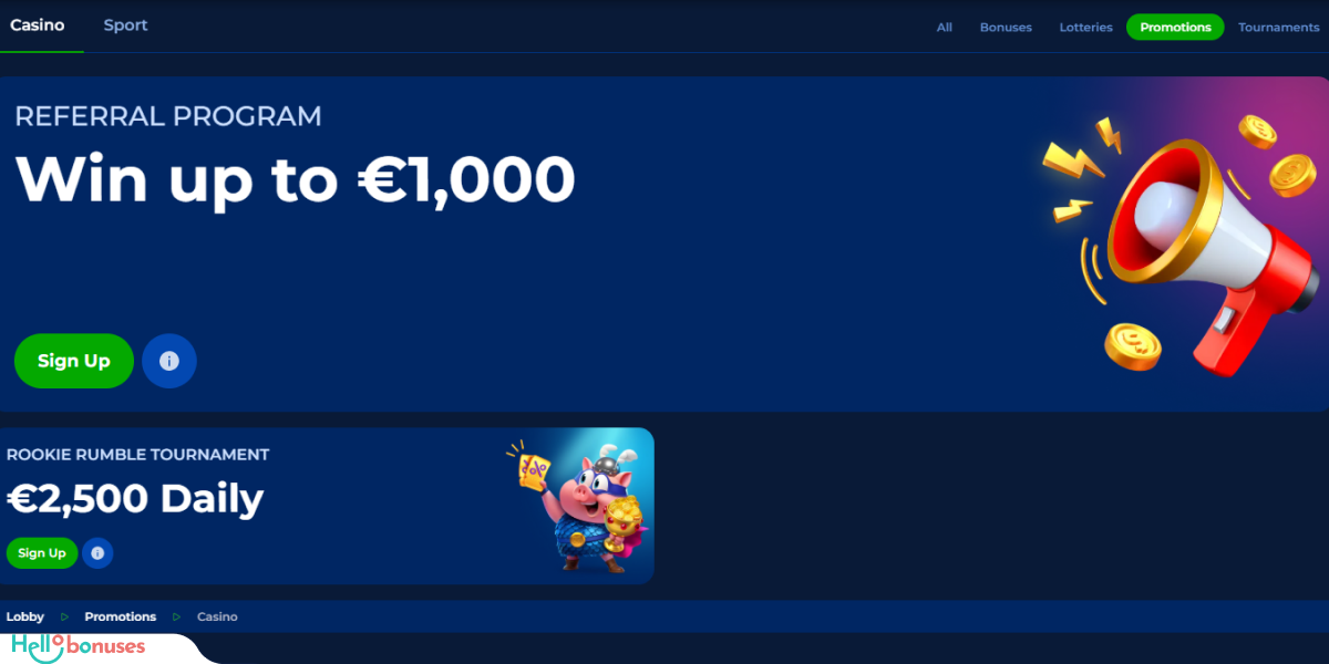 GodOfCoins Casino Bonuses