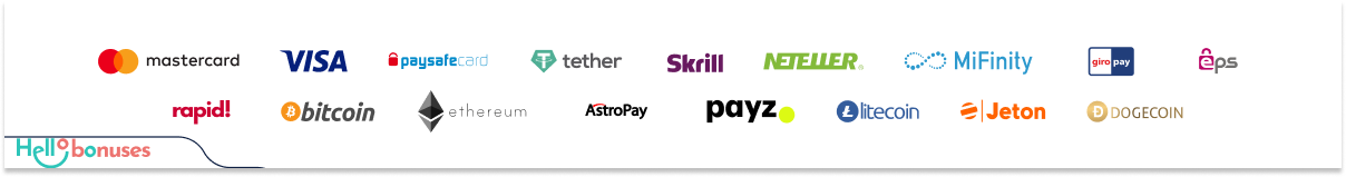 Ice Casino payment methods