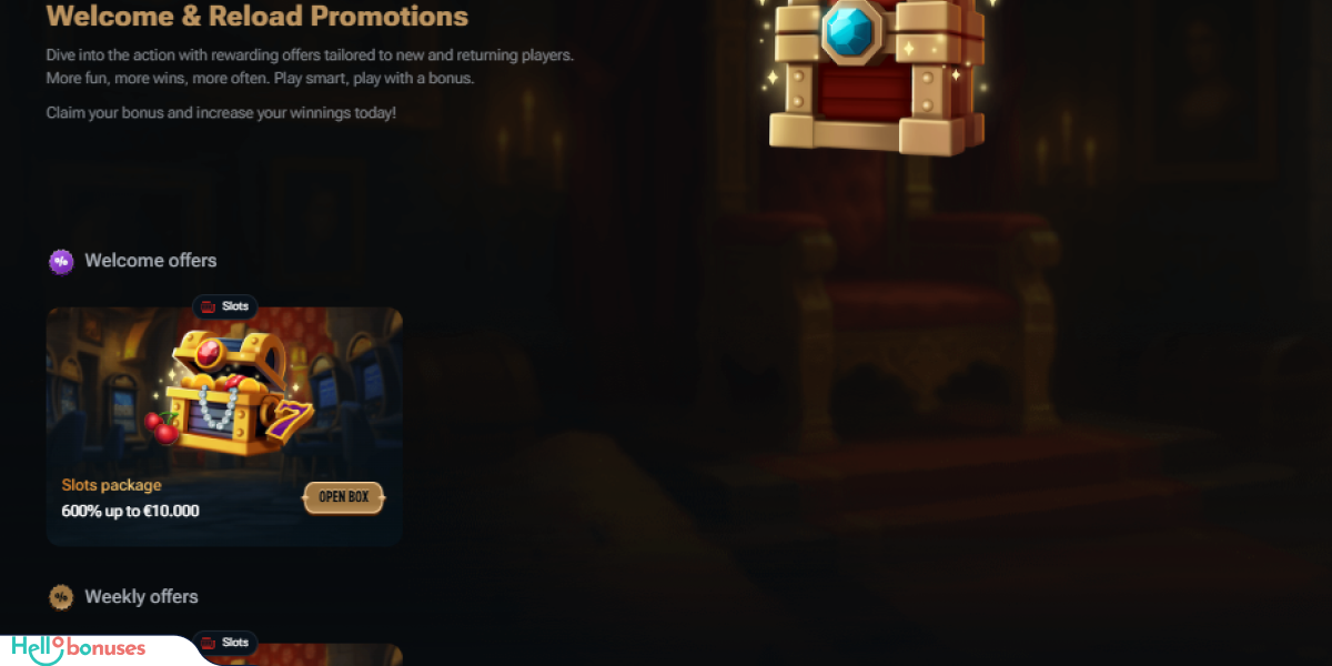 Kingdom Casino Bonuses
