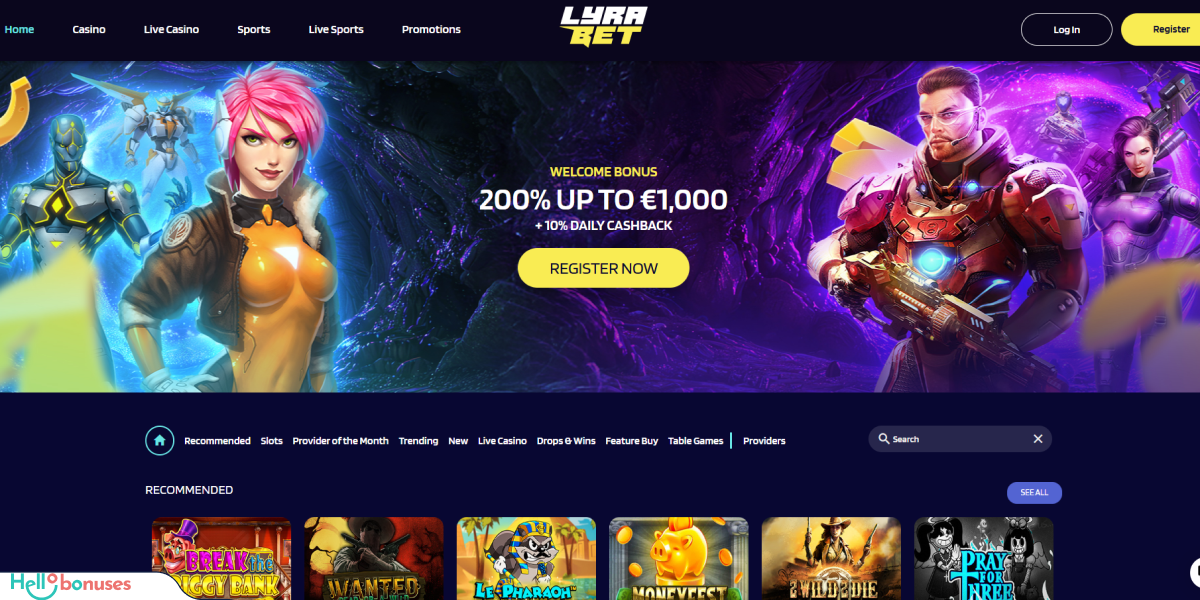 Reseña de Lyrabet Casino