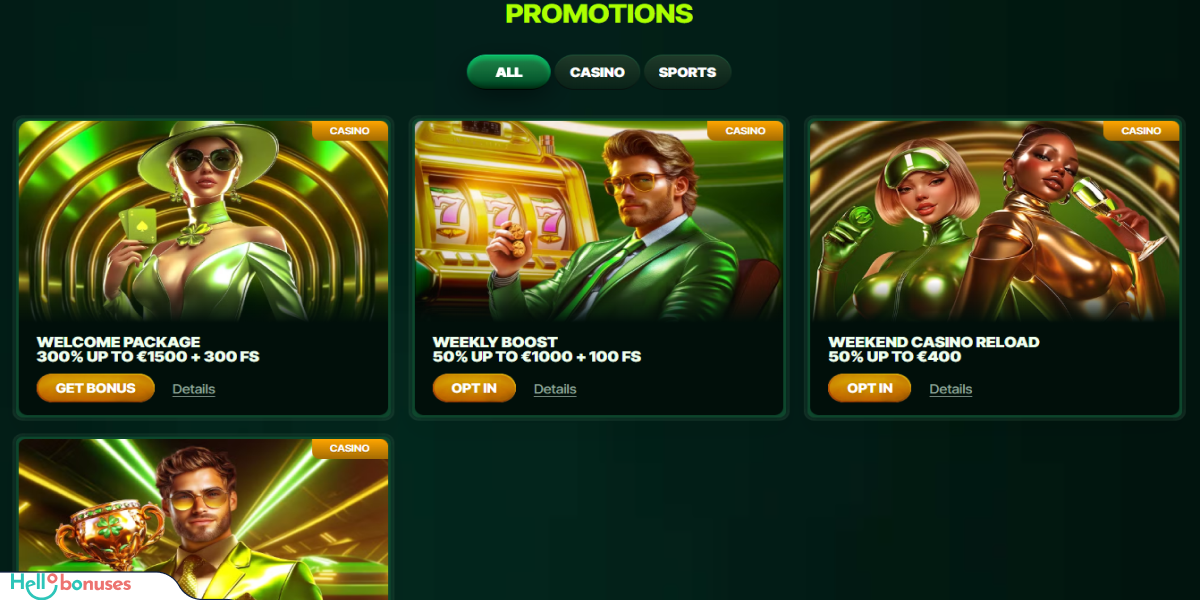 Bonus del casinò MyLuck