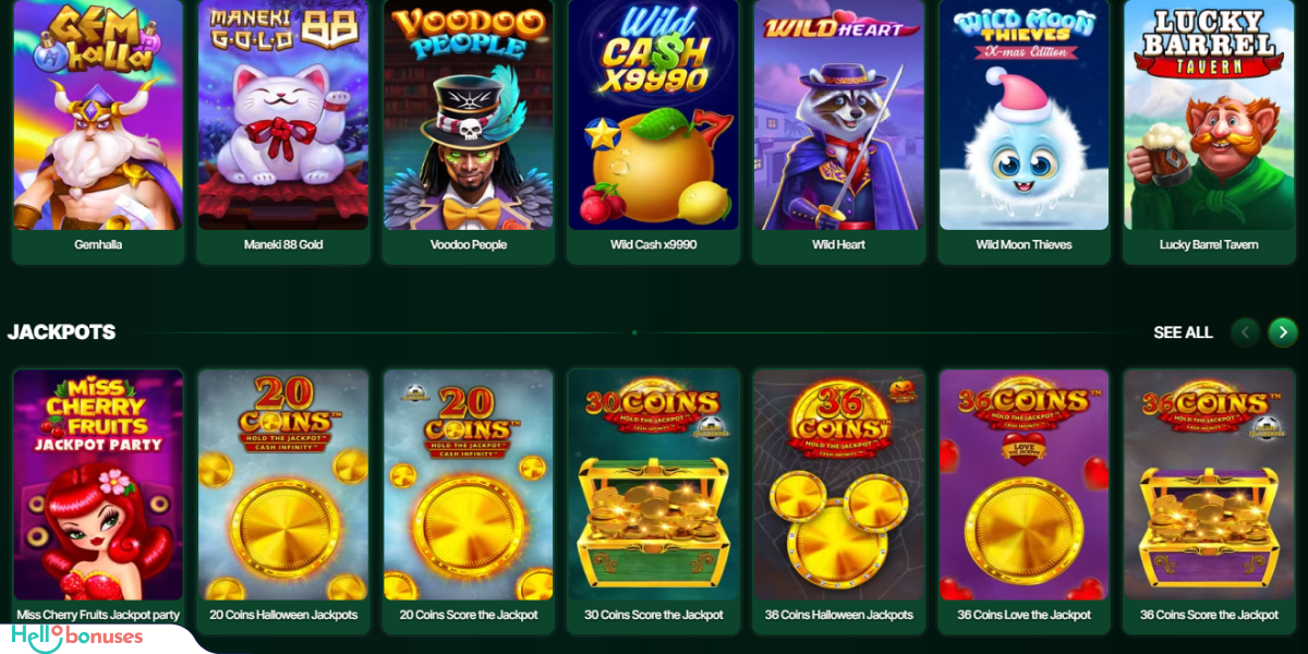 MyLuck Casino Casino Games