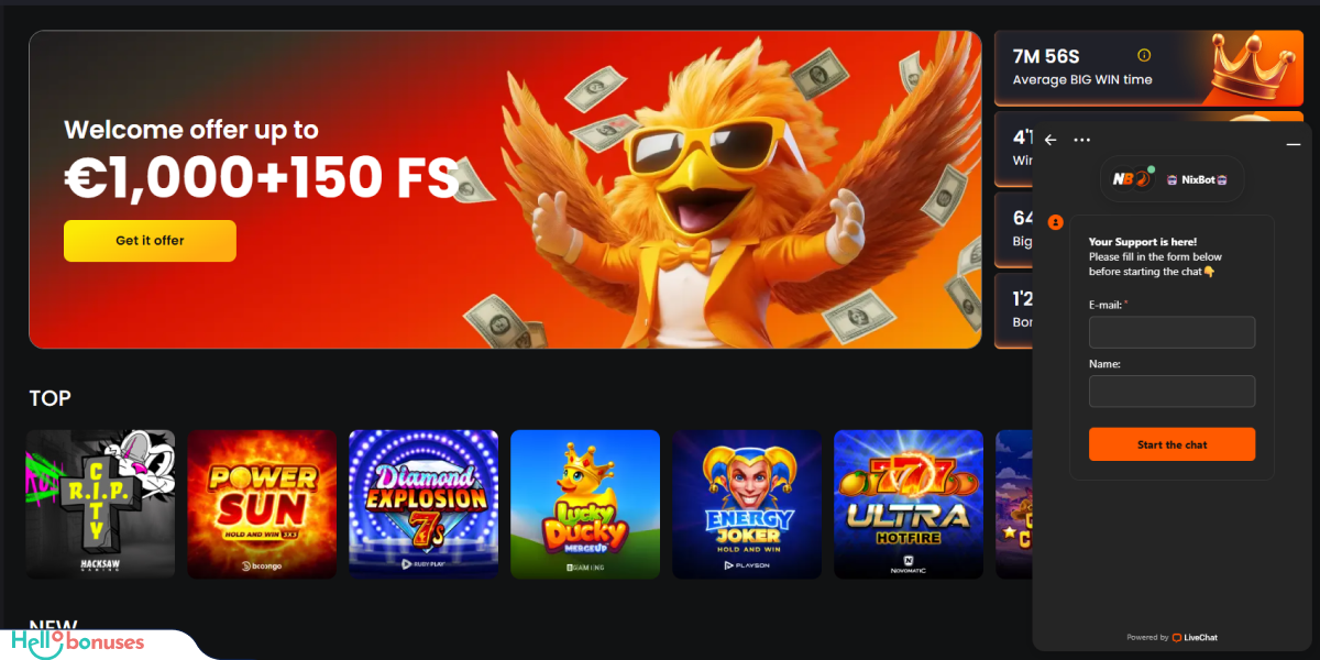 NixBet Casino Support