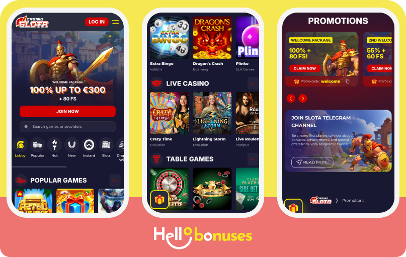 Slota Casino Casino mobile