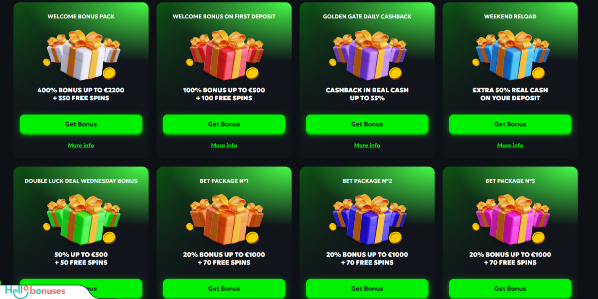 SpinMills Casino Bonussen