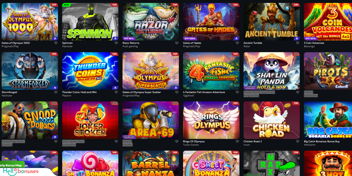 SpinMills Casino Games