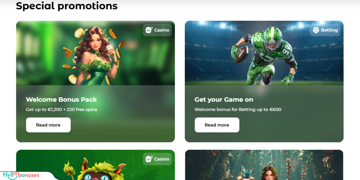 Verde Casino Bonuses