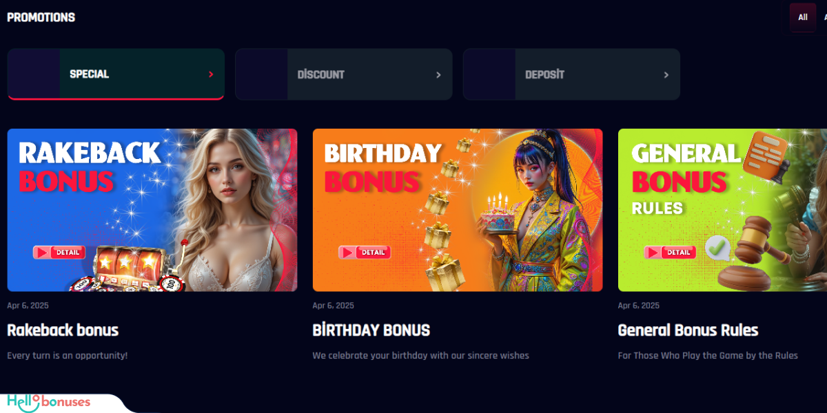 MitoBet Casino Bonuses