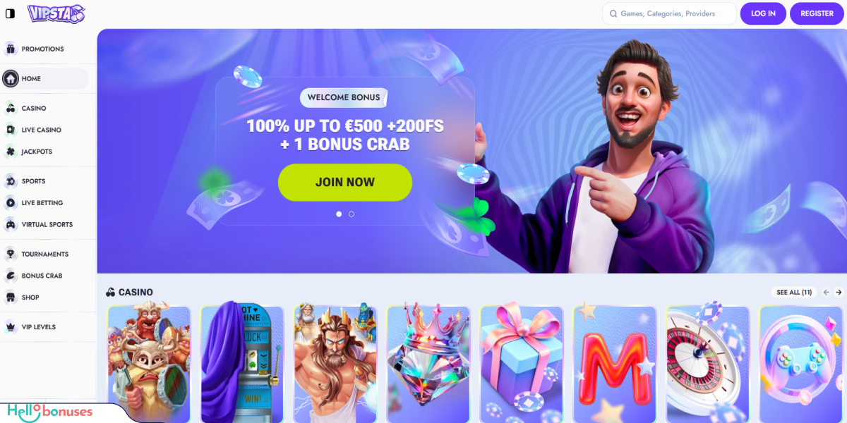 Vipsta Casino Bewertung