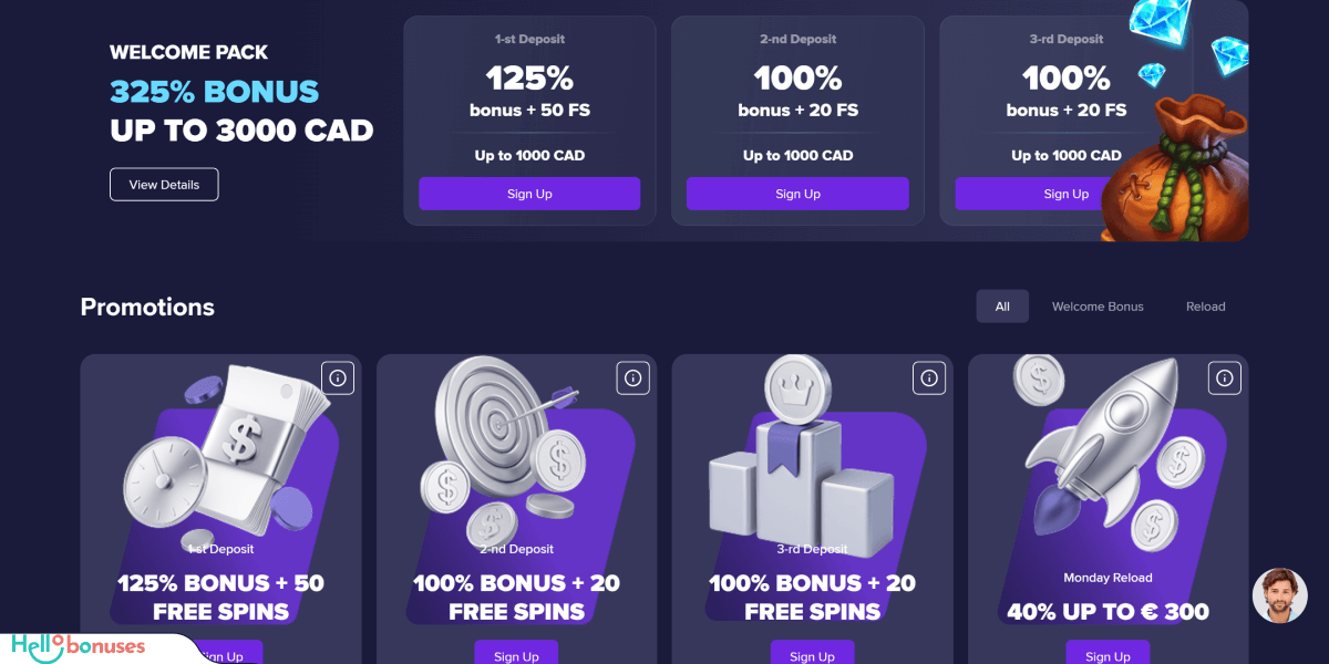 Inwin Casino Bonuses