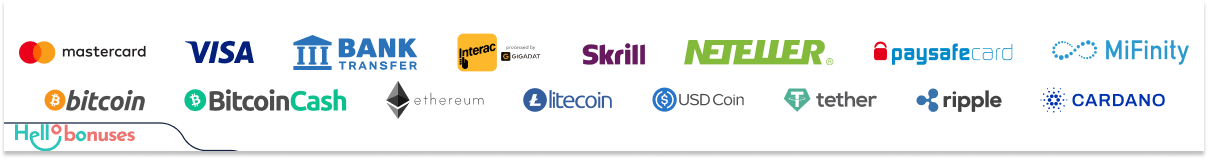 Modes de paiement du casino Lizaro
