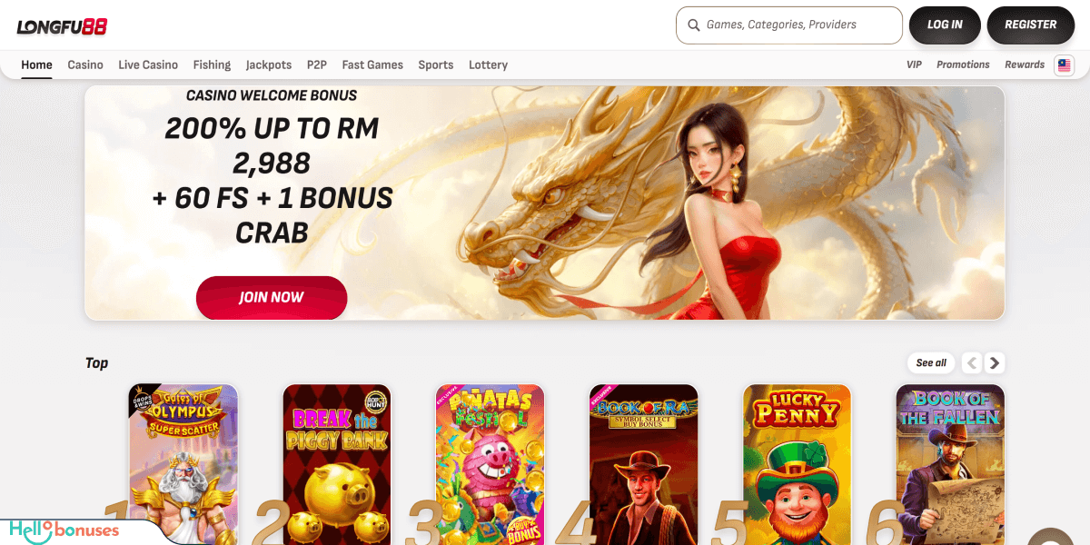 Longfu88 Casino Review