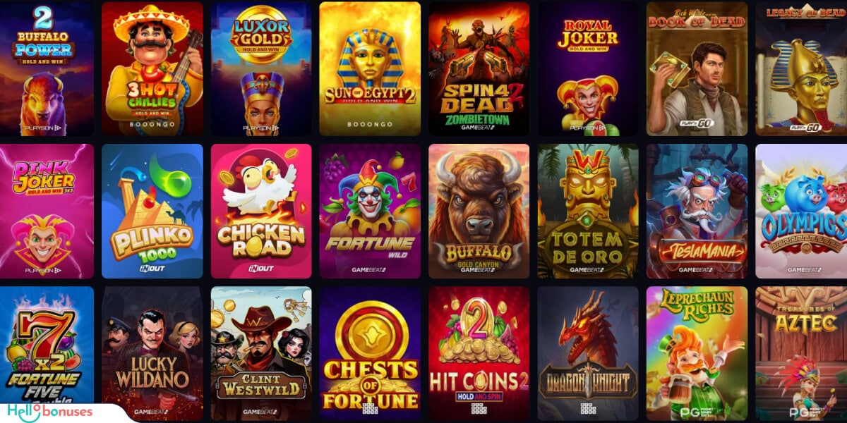 Zonder Cruks Casino Games