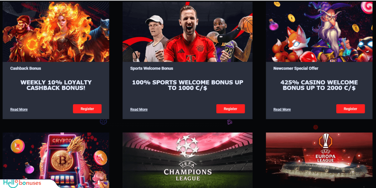 31Bets Casino Boni