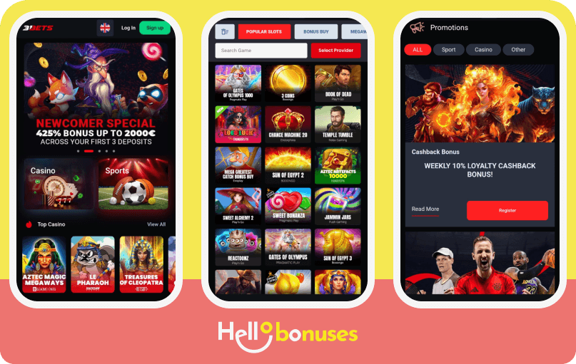 31Bets Casino mobile