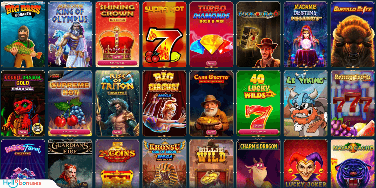 BetAlice Casinò Games
