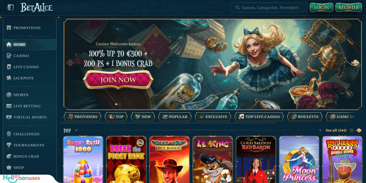 BetAlice Casinò Review