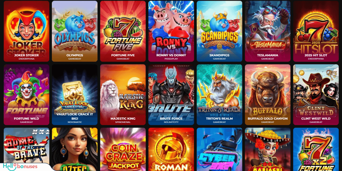 BetBona Casino Games