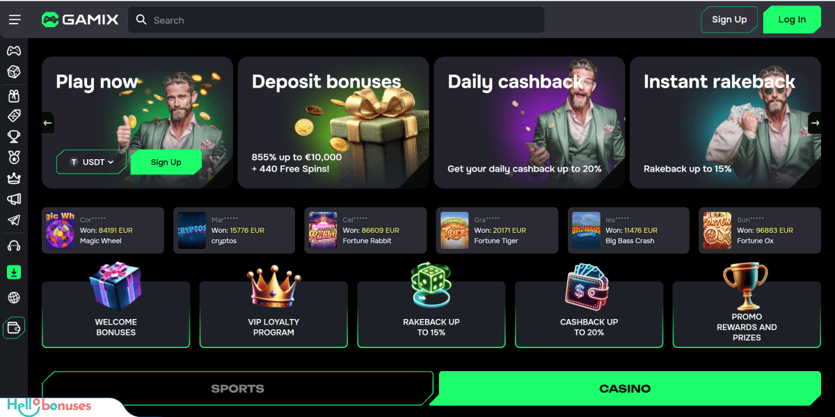 Αξιολόγηση του Gamix Casino