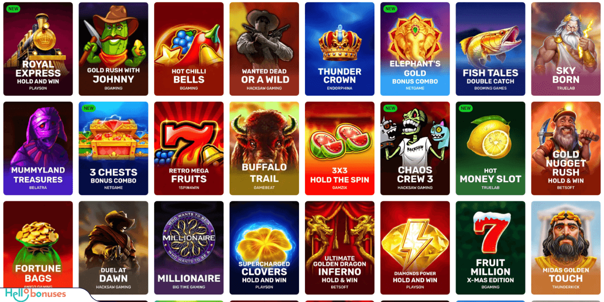Koru Casino Games