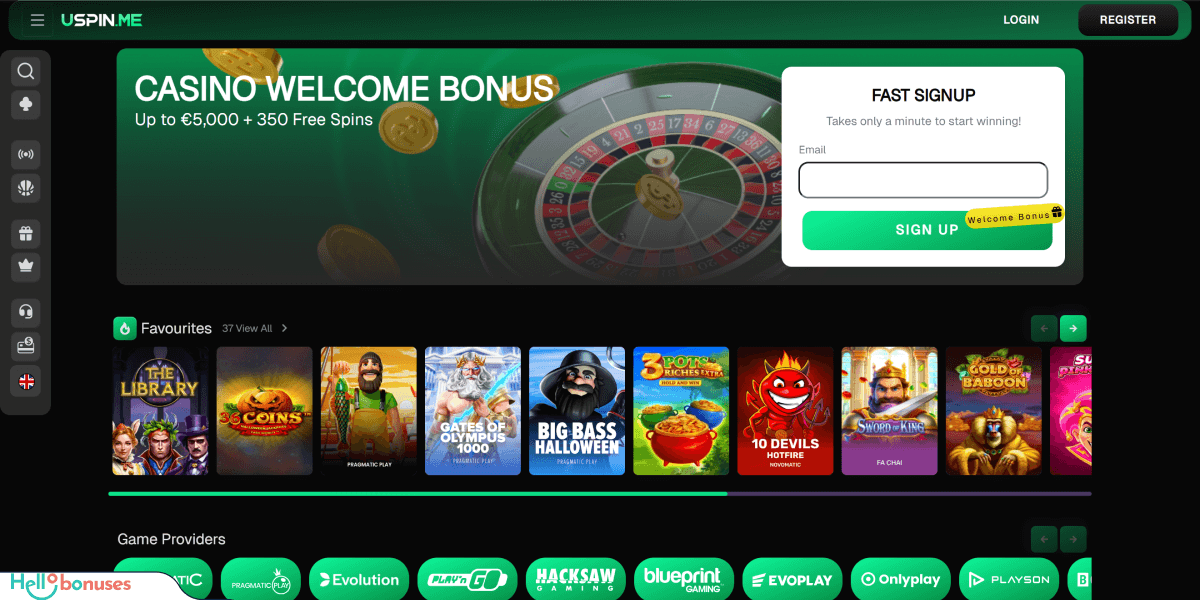 USpin.me Casino Recensie