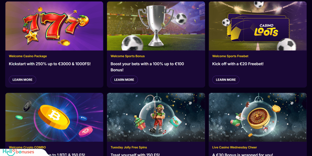 Bonus di Casinò Loots