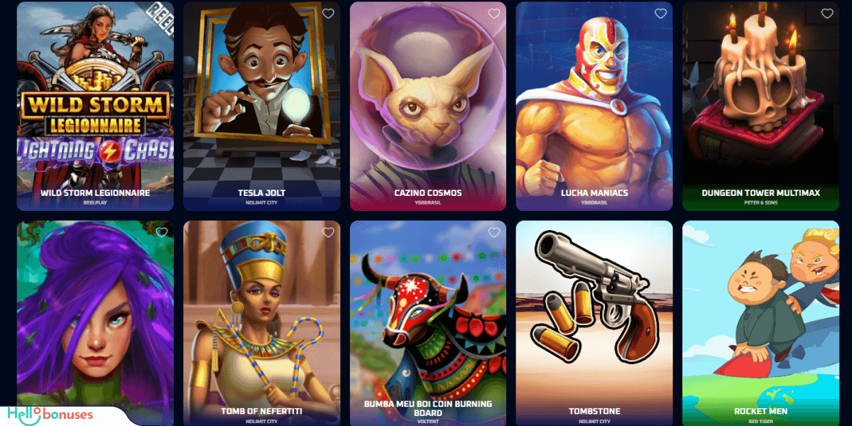 Spinwinera Casino Games