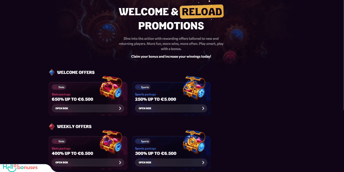 Bonos de Chanze Casino