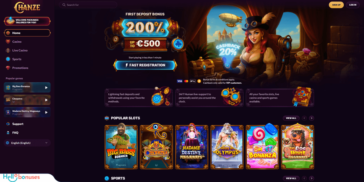 Reseña de Chanze Casino